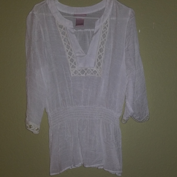 rachel rose Tops - White top